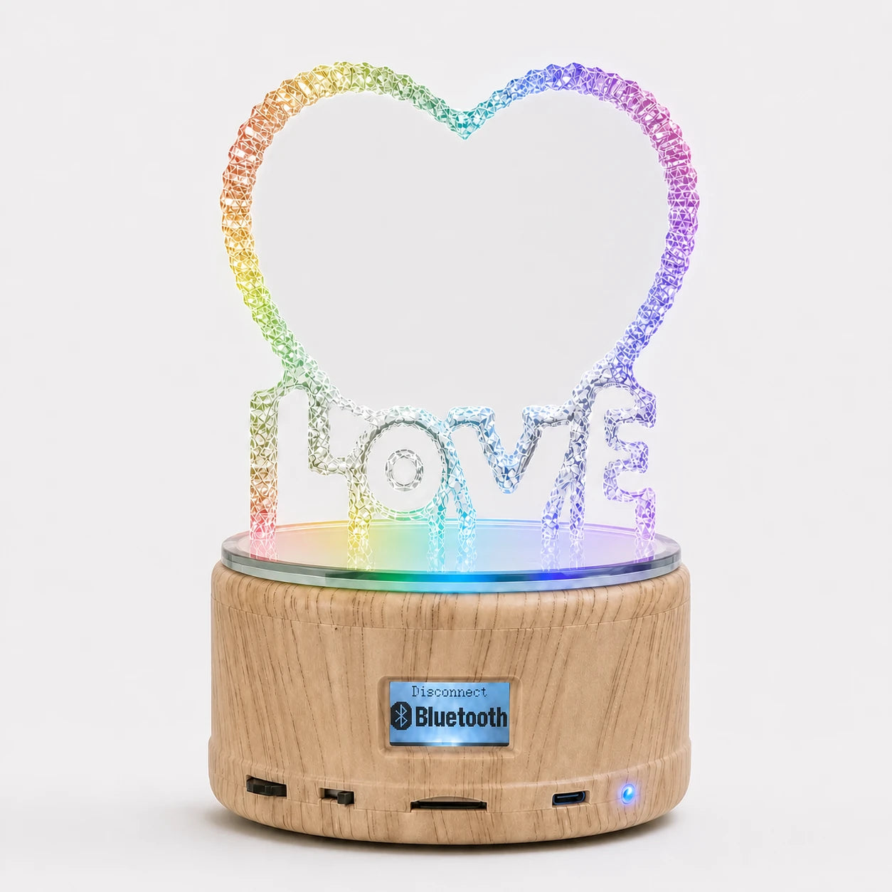 Personalized LOVE Crystal