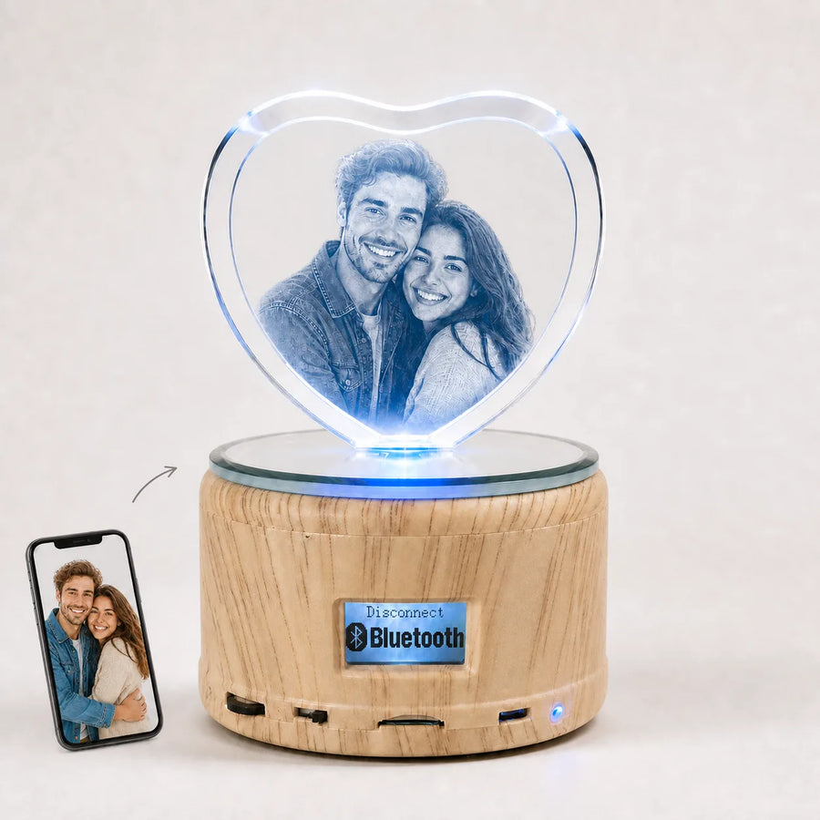 Personalized Heart Crystal