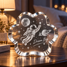 Personalized Flower Photo Crystal
