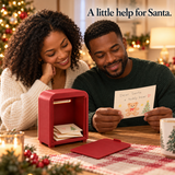 Personalized 3D Christmas Santa Mailbox with Custom Name – Letters to Santa Box, Holiday Home Decor & Christmas Gift for Kids