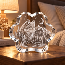 Personalized Flower Photo Crystal