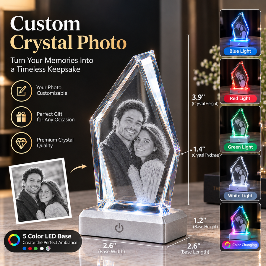 Personalized Diamond Photo Crystal