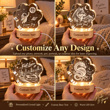 Personalized Flower Photo Crystal