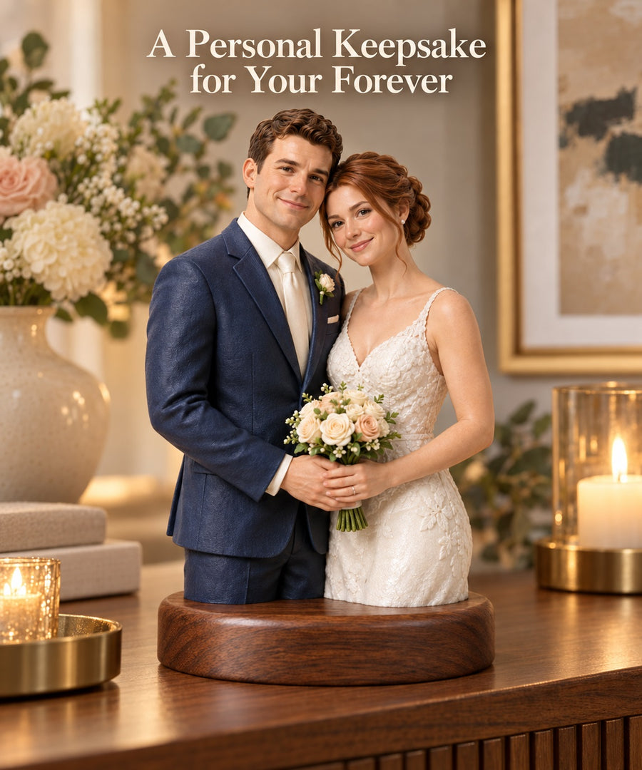 Personalized 3D Wedding Photo Relief