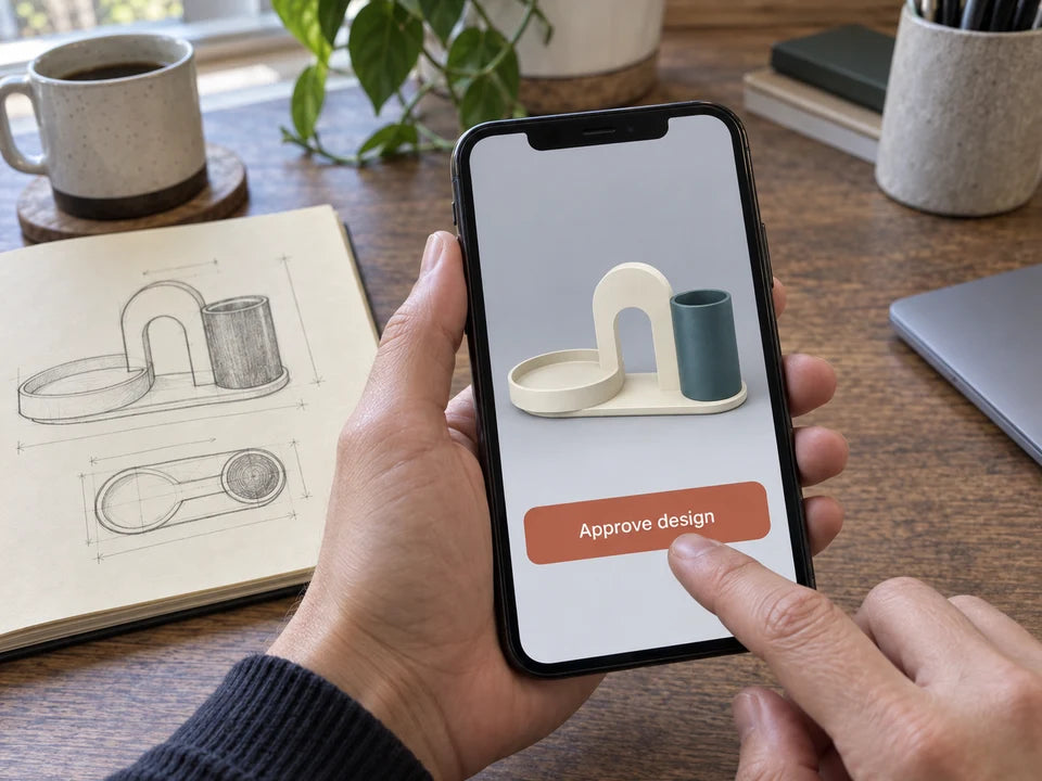 Custom order process: Confirm your order